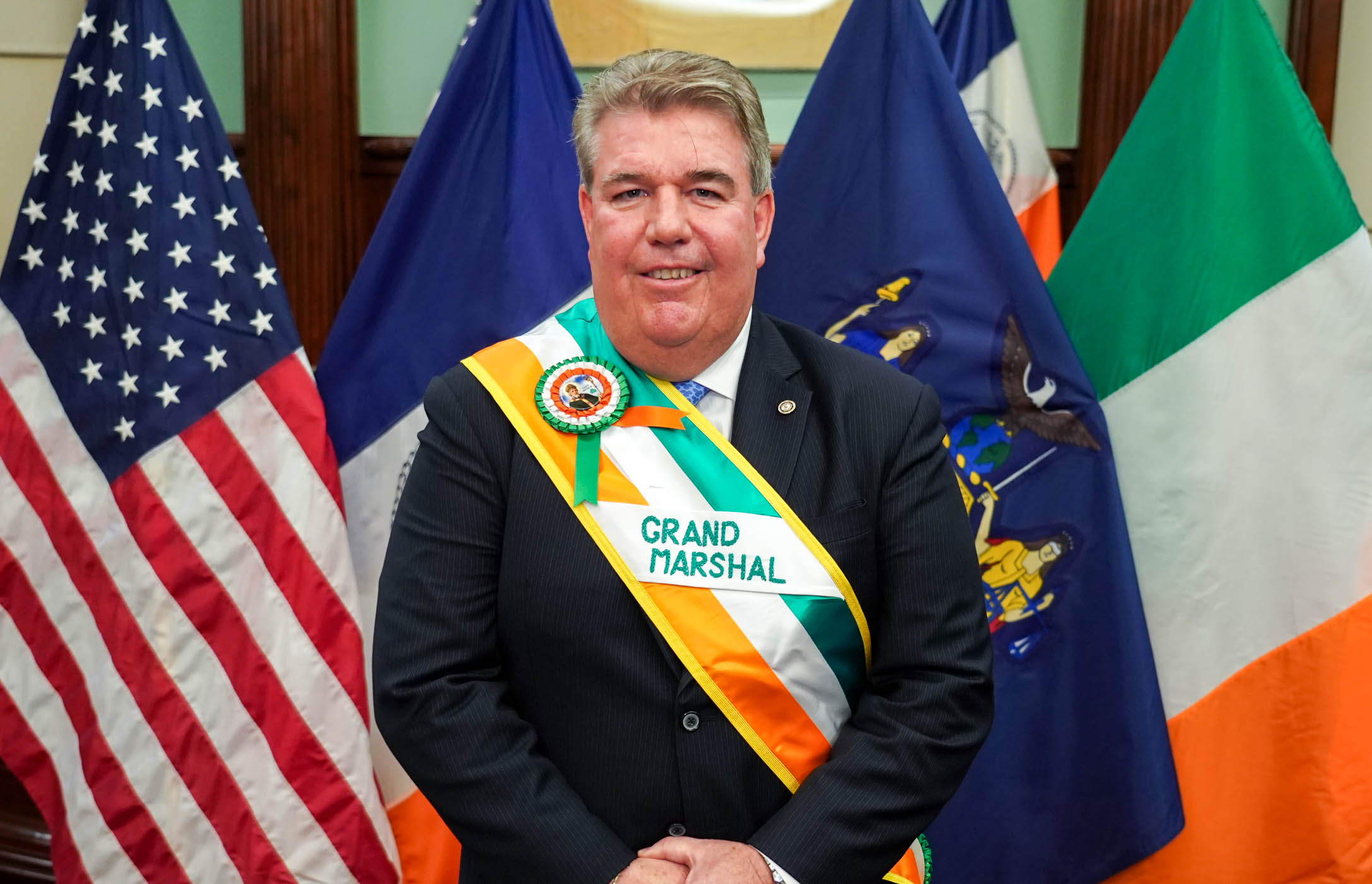 st patricks day grand marshal 2025